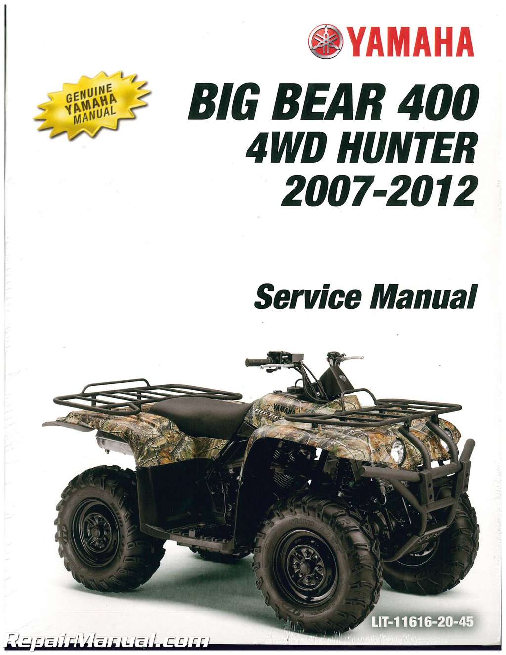 Big bear 400 service manual